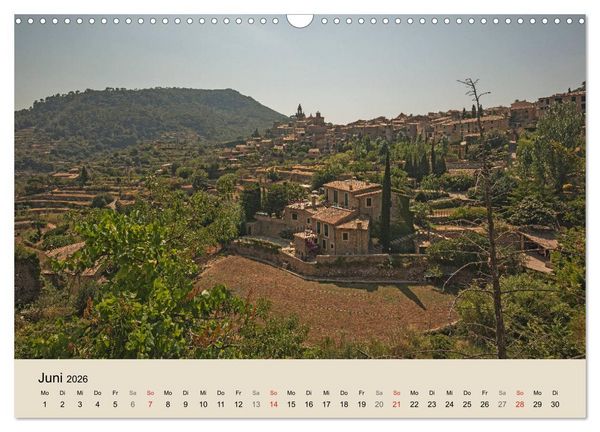 Produktbild: Mallorca - Traumhafte Balearen Insel (Wandkalender 2026 DIN A3 quer), CALVENDO Monatskalender