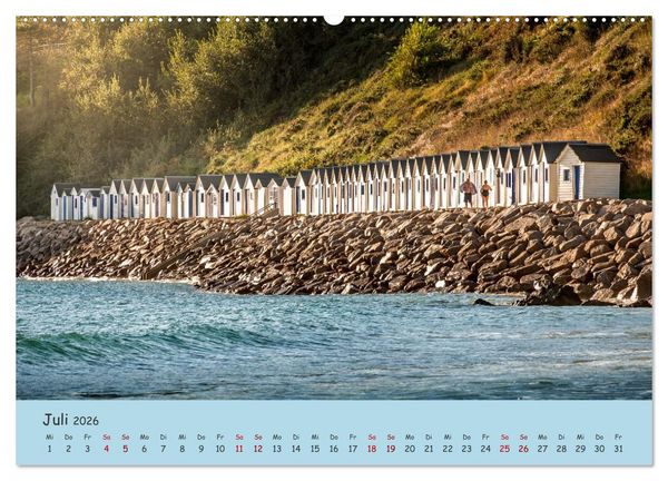 Produktbild: Unterwegs in der Normandie (Wandkalender 2026 DIN A2 quer), CALVENDO Monatskalender