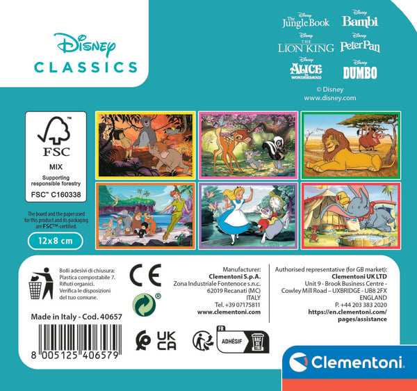 Produktbild: Puzzle Disney Classics 6 Teile