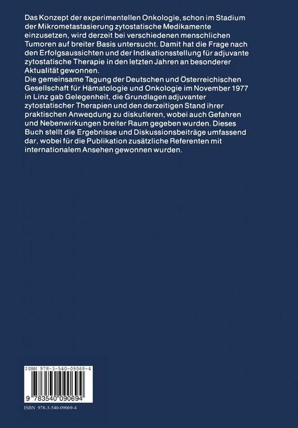 Produktbild: Adjuvante zytostatische Chemotherapie