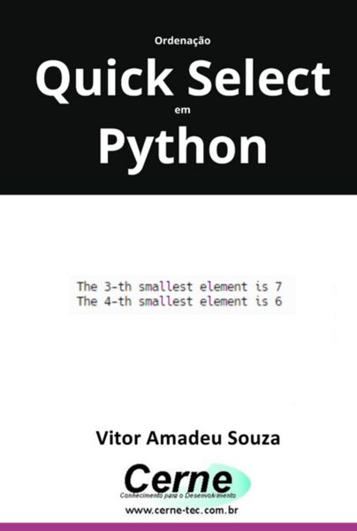 Produktbild: Ordena&ccedil;&atilde;o Quick Select Em Python