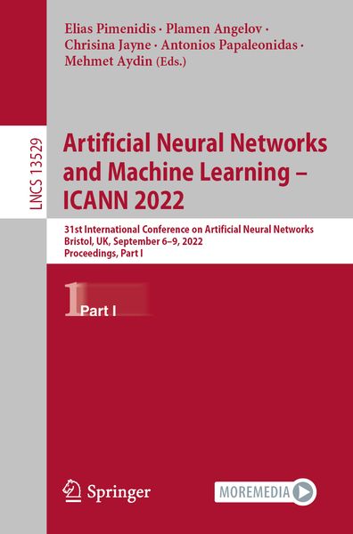 Produktbild: Artificial Neural Networks and Machine Learning &ndash; ICANN 2022