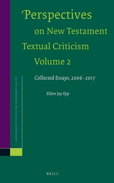 Produktbild: Perspectives on New Testament Textual Criticism, Volume 2