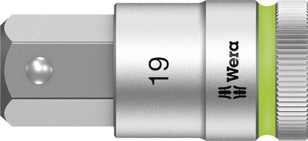 Produktbild: Wera 8740 C HF 05003829001 Innen-Sechskant Steckschl&uuml;ssel-Bit-Einsatz 19 mm 1/2" (12.5 mm)