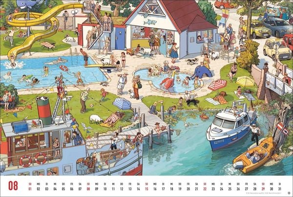 Produktbild: G&ouml;bel & Knorr Wimmelbilder Edition Kalender 2027