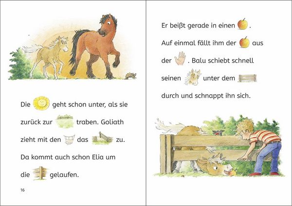 Produktbild: Lesenlernen in 3 Schritten - Die sch&ouml;nsten Pferdegeschichten