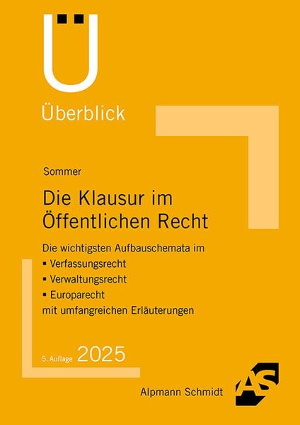 Produktbild: Die Klausur im &Ouml;ffentlichen Recht