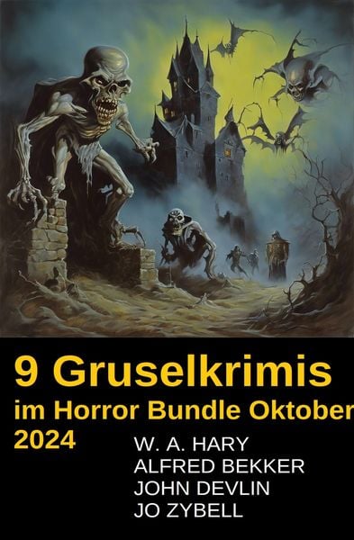 Produktbild: 9 Gruselkrimis im Horror Bundle Oktober 2024