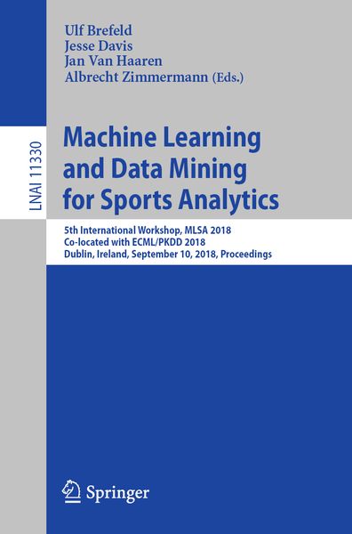 Produktbild: Machine Learning and Data Mining for Sports Analytics