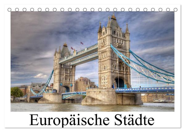 Produktbild: Europ&auml;ische St&auml;dte (Tischkalender 2026 DIN A5 quer), CALVENDO Monatskalender