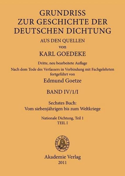 Produktbild: Sechstes Buch: Vom siebenj&auml;hrigen bis zum Weltkriege