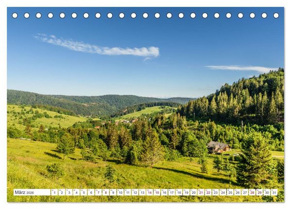 Produktbild: Schwarzwald (Tischkalender 2026 DIN A5 quer), CALVENDO Monatskalender