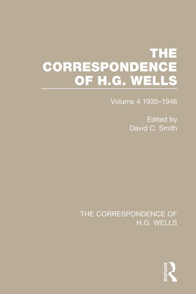 Produktbild: The Correspondence of H.G. Wells