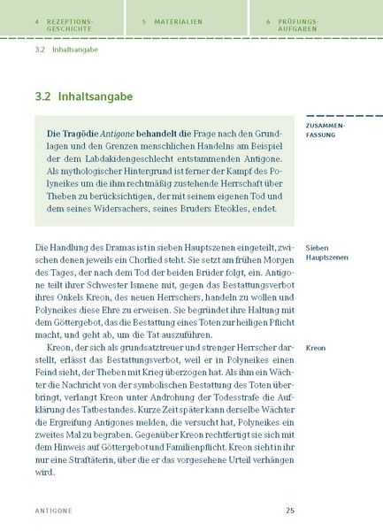 Produktbild: Antigone von Sophokles