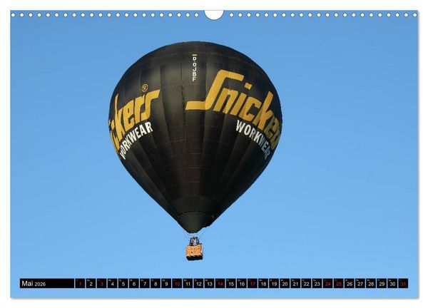 Produktbild: Ballonfahren - Die Stille nach dem Start (Wandkalender 2026 DIN A3 quer), CALVENDO Monatskalender