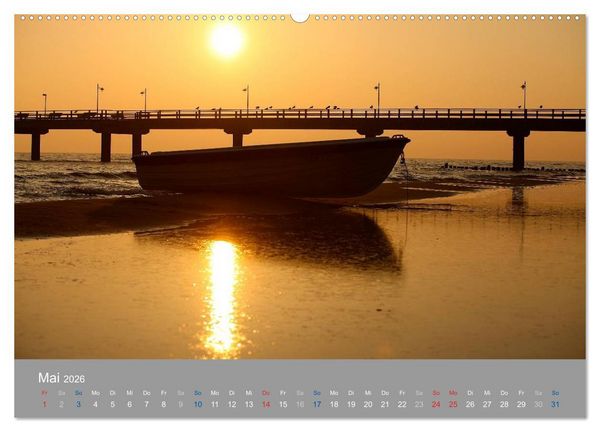 Produktbild: PLANET USEDOM Sonnenaufg&auml;nge (Wandkalender 2026 DIN A2 quer), CALVENDO Monatskalender