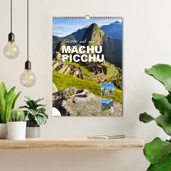 Produktbild: Erlebe mit mir Machu Picchu (Wandkalender 2026 DIN A3 hoch), CALVENDO Monatskalender