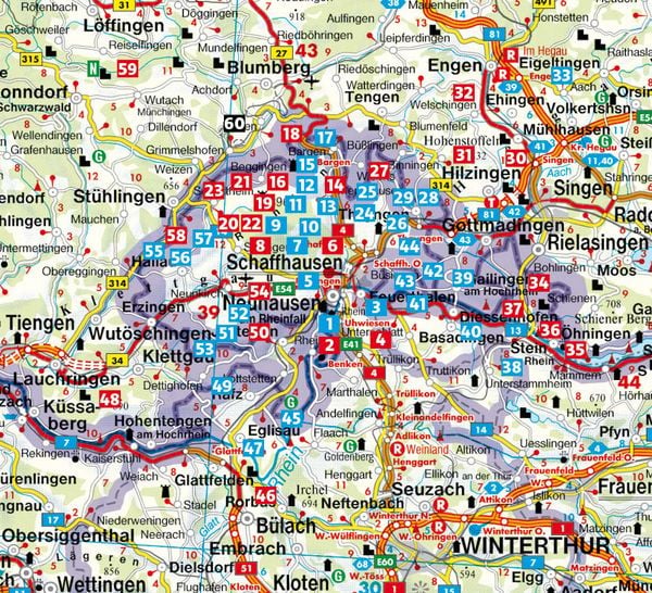Produktbild: ROTHER Wanderf&uuml;hrer Schaffhausen