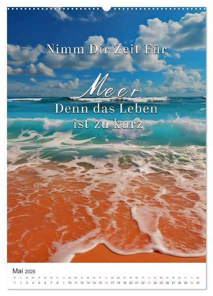 Produktbild: Meine Auszeit f&uuml;r die Seele (Wandkalender 2026 DIN A2 hoch), CALVENDO Monatskalender