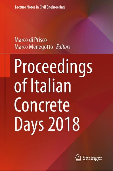 Produktbild: Proceedings of Italian Concrete Days 2018