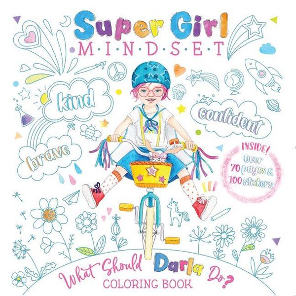 Produktbild: Super Girl Mindset Coloring Book: What Should Darla Do?