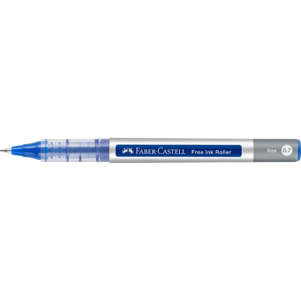 Produktbild: Faber-Castell Tintenroller Free Ink Fine 0.7mm blau 5 St&uuml;ck