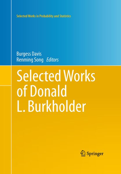 Produktbild: Selected Works of Donald L. Burkholder