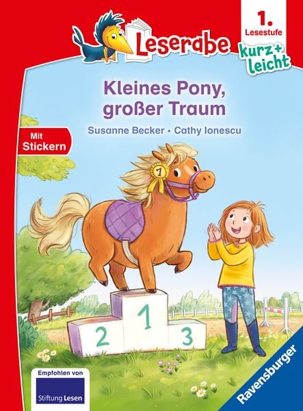 Produktbild: Leserabe 1. Lesestufe Kurz und leicht - Kleines Pony, gro&szlig;er Traum