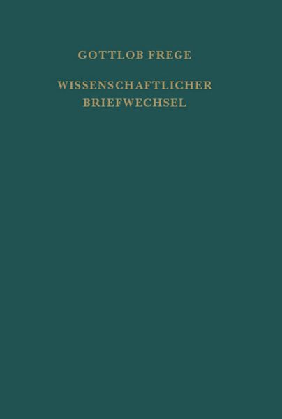 Produktbild: Nachgelassene Schriften und Wissenschaftlicher Briefwechsel. Zweiter Band