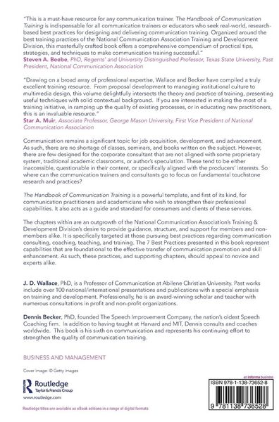 Produktbild: The Handbook of Communication Training