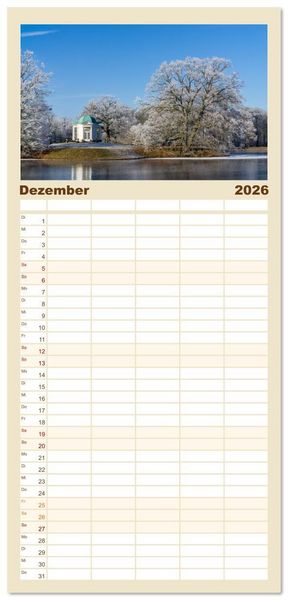 Produktbild: Familienplaner 2026 - Kassel - wundersch&ouml;ne Stadt in Nordhessen mit 5 Spalten (Wandkalender, 21 x 45 cm) CALVENDO