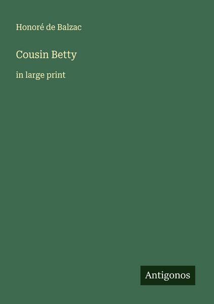 Produktbild: Cousin Betty