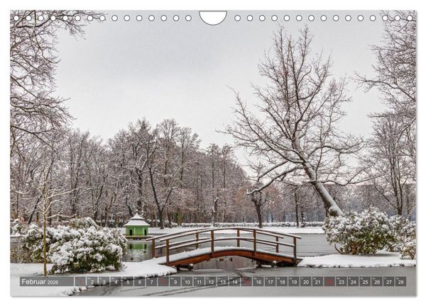 Produktbild: Barockgarten Zabeltitz (Wandkalender 2026 DIN A4 quer), CALVENDO Monatskalender