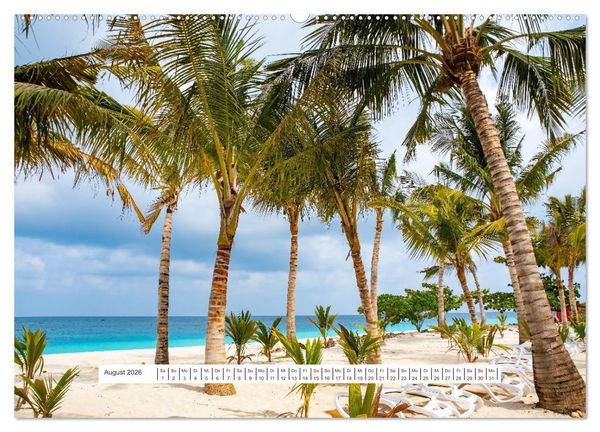 Produktbild: Sansibar - Sonne, Sand, Meer (hochwertiger Premium Wandkalender 2026 DIN A2 quer), Kunstdruck in Hochglanz