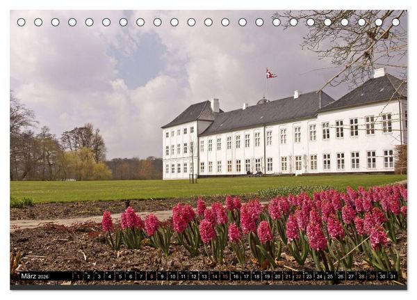 Produktbild: Schl&ouml;sser in D&auml;nemark (Tischkalender 2026 DIN A5 quer), CALVENDO Monatskalender