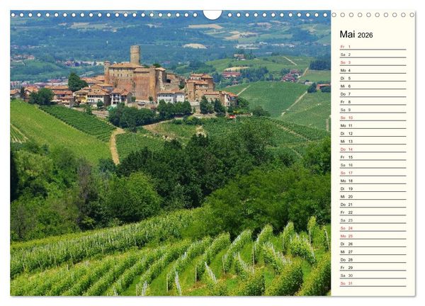 Produktbild: Die Langhe - Im Herzen des Piemonts (Wandkalender 2026 DIN A3 quer), CALVENDO Monatskalender