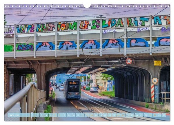 Produktbild: KunstLichtTore in Bochum - und Br&uuml;cken, die es werden sollten (Wandkalender 2026 DIN A3 quer), CALVENDO Monatskalender