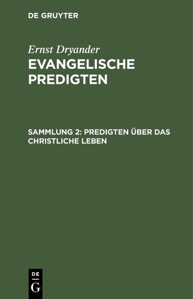 Produktbild: Predigten &uuml;ber das christliche Leben