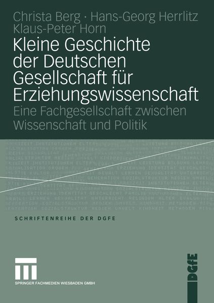 Produktbild: Kleine Geschichte der Deutschen Gesellschaft f&uuml;r Erziehungswissenschaft