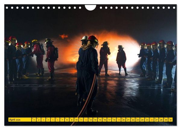 Produktbild: Die Feuerwehr. U.S. Firefighter im Einsatz (Wandkalender 2026 DIN A4 quer), CALVENDO Monatskalender
