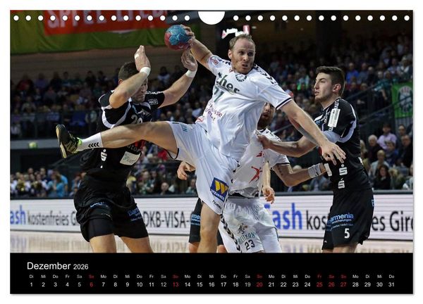 Produktbild: Handball Bundesliga - HSG Wetzlar (Wandkalender 2026 DIN A4 quer), CALVENDO Monatskalender