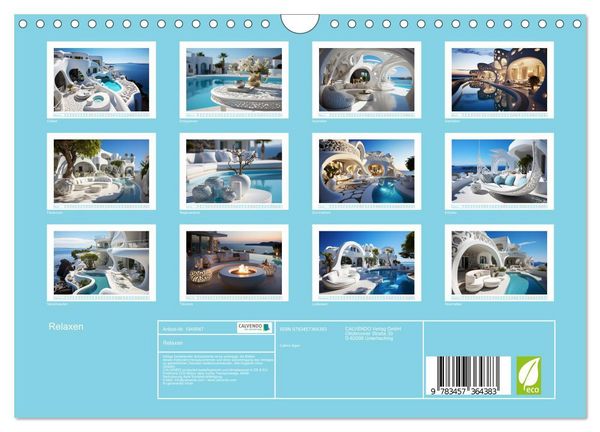 Produktbild: Relaxen (Wandkalender 2026 DIN A4 quer), CALVENDO Monatskalender