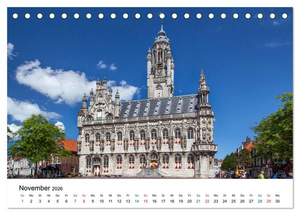 Produktbild: Seeland - Impressionen aus dem S&uuml;dwesten der Niederlande (Tischkalender 2026 DIN A5 quer), CALVENDO Monatskalender