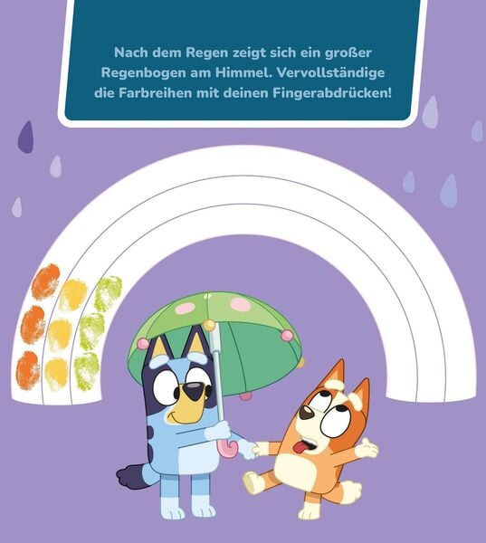 Produktbild: Bluey: Mein Malspa&szlig; mit Fingerstempeln