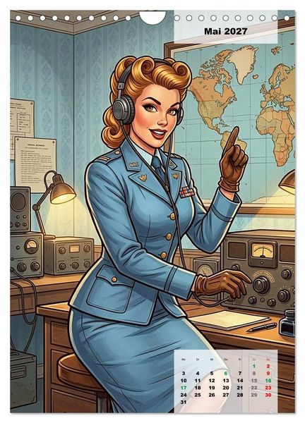 Produktbild: Uniform-Girls (Wandkalender 2027 DIN A4 hoch), CALVENDO Monatskalender