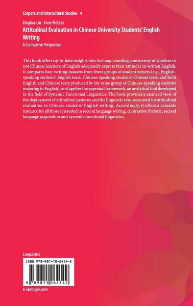 Produktbild: Attitudinal Evaluation in Chinese University Students&rsquo; English Writing