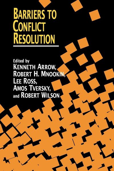 Produktbild: Barriers to Conflict Resolution