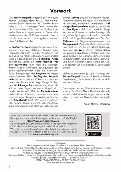 Produktbild: Tasten-Tierpark.