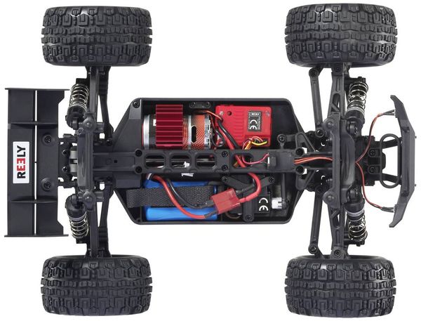 Produktbild: Reely JoVage 4x4 V2 Orange/Wei&szlig; Brushed 1:16 RC Modellauto Elektro Truggy Allradantrieb (4WD) RtR 2,4 GHz inkl. Akku und Ladekabel