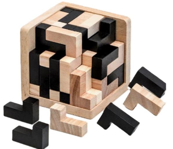 3 D Holzcube